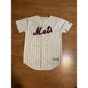 Jacob deGrom Jersey Youth Large 14/16 New York Mets #48 Majestic Cool Base MLB